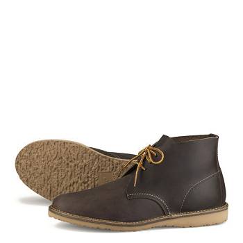 Red Wing Férfi Heritage Weekender Chukka Bakancs Sötét Barna